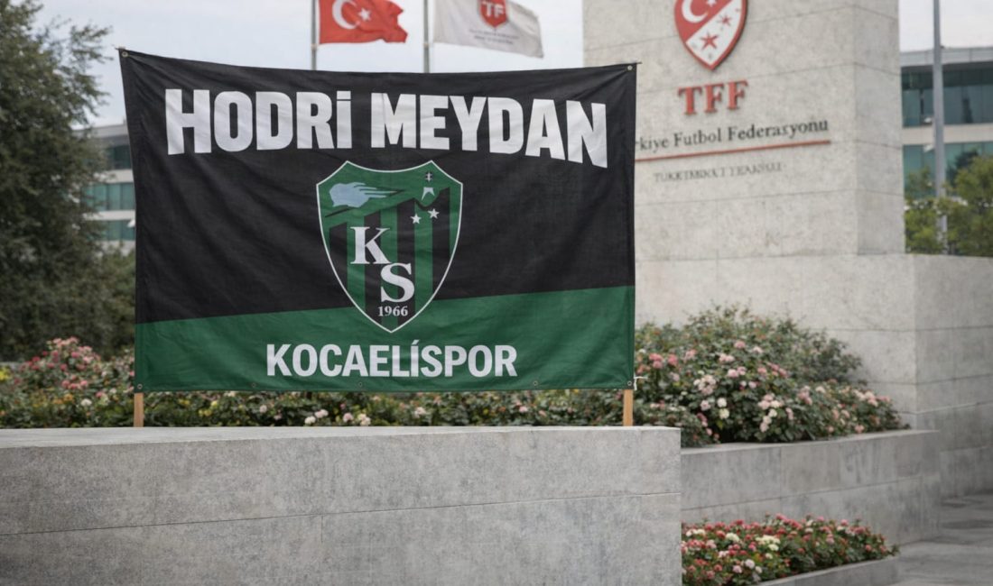 Kocaelispor taraftar grubu Hodri Meydan, Türkiye Futbol Federasyonu’nun (TFF) Riva’daki