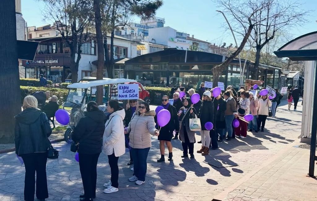 8 Mart Dünya Kadınlar Günü kapsamında Karamürsel’de dikkat çeken bir