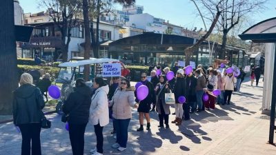 8 Mart Dünya Kadınlar Günü kapsamında Karamürsel’de dikkat çeken bir